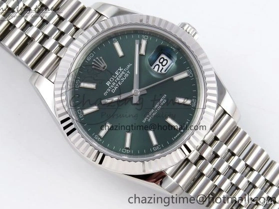 0414 HighPerformance DateJust 41 126334 904L SS VSF 1:1 Best Edition Green Dial on Jubilee Bracelet VS 1323